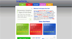 Desktop Screenshot of europechat.org